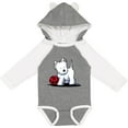 thumbnail image 3 of Inktastic Westie with Ball Boys or Girls Long Sleeve Baby Bodysuit, 3 of 5