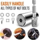 thumbnail image 4 of Llave de enchufe universal (7-19mm) -Hombres & #39;s Gadgets multiusos universal fuerte de agarre conjunto de regalos para el día del padre & #39;s regalos de herramientas para hombres DIY papás marid Feliz Sencillez, 4 of 5