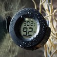 thumbnail image 1 of REOFLYUP Thermometers Hygrometer for Reptile 1Pack Rectangular Shape Abs Material Black Color, 1 of 8