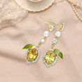 thumbnail image 1 of Pendientes De Limón Con Diamantes De Imitación Para Decorar El Día De San Valentín, Para Fiestas De Club Y Graduación., 1 of 8