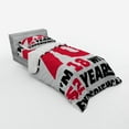 thumbnail image 2 of Ambesonne Saying Bedding Set 3 Pcs, 52 Years Experience, Twin, Dark Coral White, 2 of 2