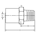 thumbnail image 1 of Dayco Produits Inc 110813 Raccord d'Extrémité de Tuyau, 1 of 3