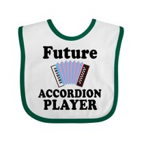 Inktastic Future Accordion Player Childs Boys or Girls Baby Bib