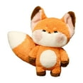 thumbnail image 1 of Zorros de peluche de juguete para acurrucarse Zorros de peluche de juguete para niños Adolescentes Niños Niñas cola pequeña naranja, 1 of 9