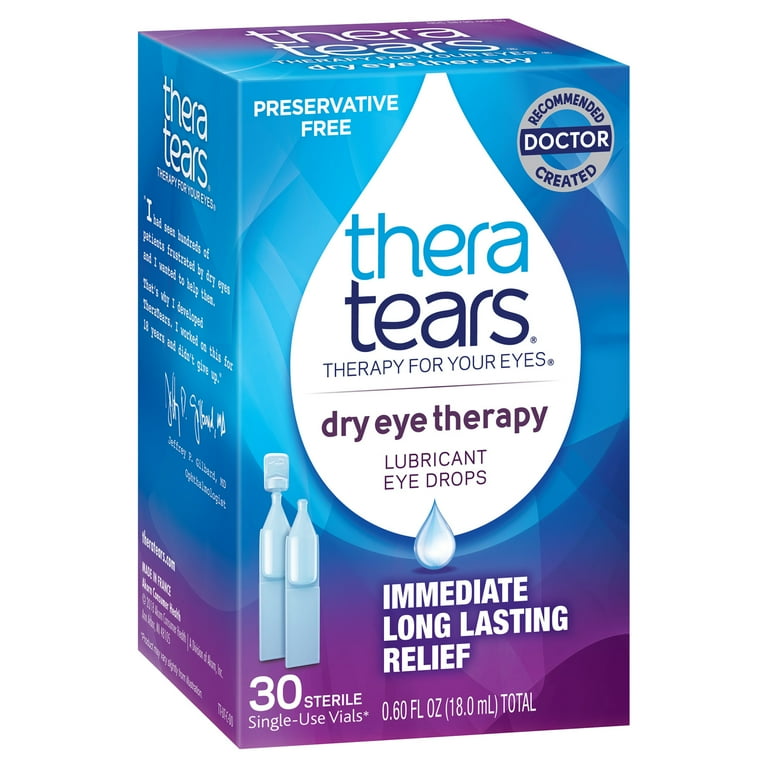 TheraTears Extra Dry Eye Lubricant Eye Drops, Preservative Free
