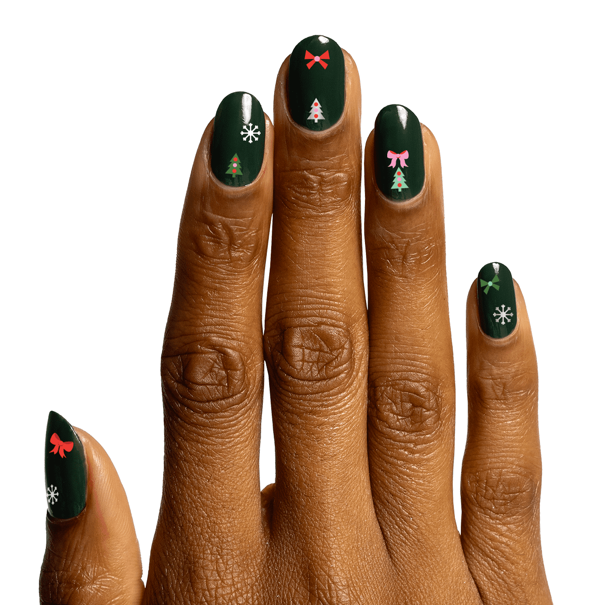 Olive & June Holly Jolly Mini Mani Set