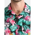 thumbnail image 4 of Marvel Venom Men's & Big Men's Tongue Graphic Hawaiian Resort Shirt, Sizes XS-3XL, 4 of 5