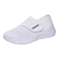 thumbnail image 3 of Duqingm Womens Loafers Comfortable Dressy Women's Sparkly Flats Shoes Shiny Mesh Loafers Shoes Soft Memory Foam Flats White,7, 3 of 7