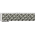 thumbnail image 3 of Ambesonne Abstract Fabric by the Yard Upholstery, Complex Stripes Polygons, 10 Yards, Dark Taupe Grey and Ivory, 3 of 5