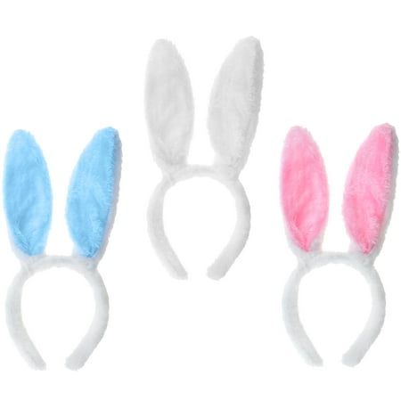 Toptie 120 PCS Easter Bunny Ears Headband Soft Touch Plush Cosplay Party Suppliers