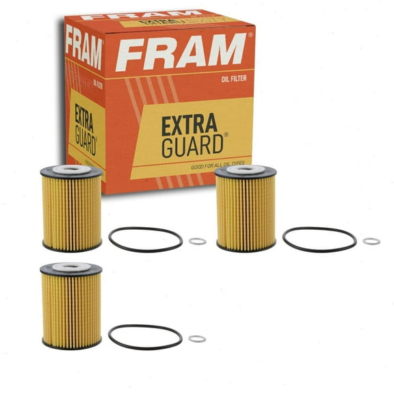 3 pc FRAM CH11934 Extra Guard Engine Oil Filters for 4252248 ABP/N10G-LF3914 E721H LF3914 LF552 PS-7026 Oil Change Lubricant Filters