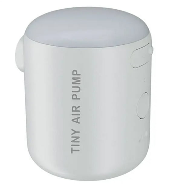 Bomba de Aire Eléctrica para Acampar, Recargable por USB, Minibomba de Inflado y Desinflado de 2200 MAh, para Exteriores.