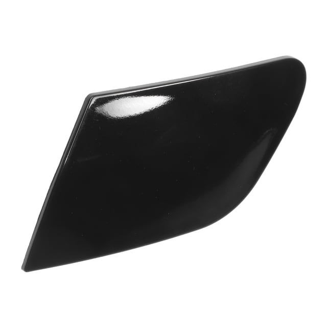 Cubierta de boquilla del lavaparabrisas del faro delantero izquierdo Unique Bargains No.1K5955109A Cubierta de recorte del parachoques para VW Golf V MK5 GTI R32 2003-2009 Plástico Negro 1 Pcs