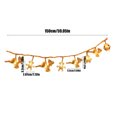 thumbnail image 3 of dajkiuy Christmas Reindeer Snowflake String Lights, 5ft 10 LED Battery Operated Christmas Fairy Lights Indoor Outdoor for Bedroom Home Patio Garden Party Xmas Tree Decorations, 3 of 6