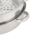 thumbnail image 4 of Spptty 2-Layer Steamer Pot Cooker 11in Stainless Steel with High-Quality Glass Lid, 4 of 9