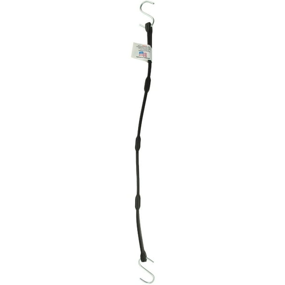 Erickson 5/8 In. x 25 In. Adjustable Rubber Tarp Strap, Black 06722