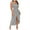 Gray, variant on Sexy One Shoulder Dresses for Women Fashion Solid Colors Strapless Split Long Summer Dress Beach Party Club Dress