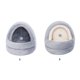thumbnail image 5 of Methold Tienda de campaña para mascotas, cama cueva, cabaña para gatos con cojín extraíble, nido de gatito de felpa, hogar cálido para Perchas para gatos Gris, 5 of 6