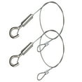 thumbnail image 1 of OULII 2pcs Light Hangers Silver Stainless Steel for Display Exhibition and Advertising Light Box, 1 of 6