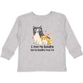 thumbnail image 3 of Inktastic I Love My Grandma Loves Me Cat Boys or Girls Long Sleeve Toddler T-Shirt, 3 of 5