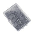 thumbnail image 1 of 50pcs Thumb Tacks Push Pins Flag Pins Decorative Pushpins Colorful Poster Pins Message Board Tacks for Notice Board color Cs, 1 of 5