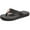Black, variant on WOTTE Men's Flip Flop Classic Shockproof Sandals Non-Slip Thong Shoes Size 8.5, Grey