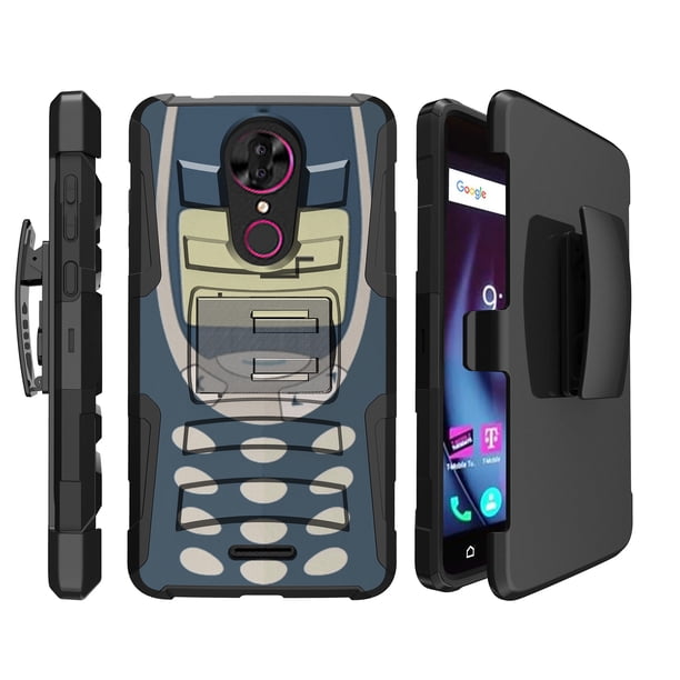 Retro Tech Case For T Mobile Revvl Plus Coolpad Revvl Plus Retro Clip Holster Case