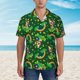 thumbnail image 2 of Balery Cat St Patrick's day Camisas hawaianas de manga corta para hombre, camisas playeras de corte holgado, camisas de vacaciones con botones,XX-Large, 2 of 7