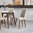 thumbnail image 5 of Palm Modern Solid Wood Walnut Dining Room&Kitchen 5 Piece Furniture Set, 5 of 7