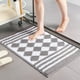 thumbnail image 2 of Yhmxh Alfombrillas de baño para baño Alfombra de baño Alfombrillas de baño de estilo conciso, antideslizantes, absorbentes y gruesas, para entrada, dormitorio Decoración del baño, 2 of 5