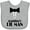 AC-Heather Grey, variant on Inktastic Grandma's Lil Man Boys Baby Bib