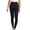 Black, variant on Women's Leggings Cotton Plus Size Solid Casual Ladies Fashion Waist Yoga Long Pants