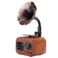 thumbnail image 1 of Mini Haut-Parleur de Bureau, Haut-Parleur de Contrôle, Haut-Parleur de Bureau Compatible et Stable, Haut-Parleur Rétor, pour Portable, Bureau, Ordinateur, Maison, Couleur Noyer, Rouge, Noir, grain de Bois Jaune, 1 of 7
