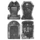 thumbnail image 1 of Lápidas de espuma divertidas, 4 Uds., lápida, cementerio, decoraciones de Casa Encantada para decoraciones de patio de Halloween, 1 of 14