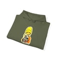 thumbnail image 3 of Blind Bike OG Ronnie Gonz Lee Skateboard 2000s Vintage Classic Rare Hoodie Print - 5XL / Military Green, 3 of 5