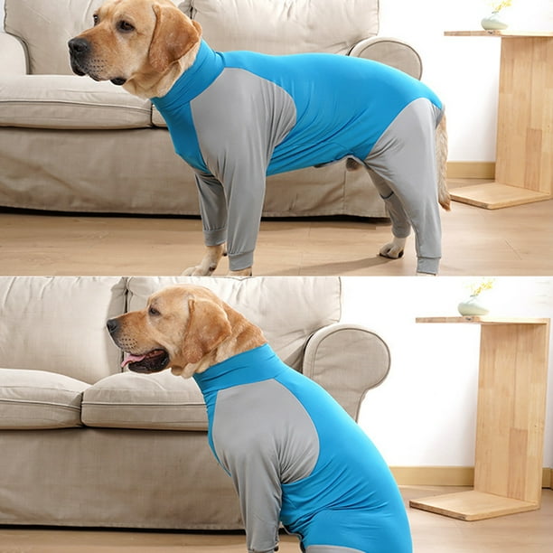Pet Dog Recovery Suit Clothes Anti licking Npost operative Long Sleeve Pajamas Prevent Shedding Hair Walmart