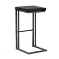 thumbnail image 3 of Sunpan Boone 30" Modern Faux Leather Barstool in Dark Gray-Onyx (Set of 2), 3 of 6