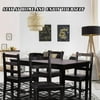 Dining Table Set Pine Wood Kitchen Dining Room Table Dinette Table with 4 Chairs