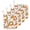 White, variant on Orange Fall Pumpkins Pot Holders for Kitchen Heat Insulation Potholder,Kitchen Pot Holders Sets Washable Oven Hot Pads Terry Cloth Trivet for Cooking Autumn Botanical Maple Leaf Thanksgiving 2 Pack