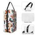 thumbnail image 3 of Goofa Colorful Butterfly Printed Toiletry Bag with Handle,Large Capacity Travel Makeup Cosmetic Bag for Women, Carry on Airport Airline Compliant Bag, 3 of 9