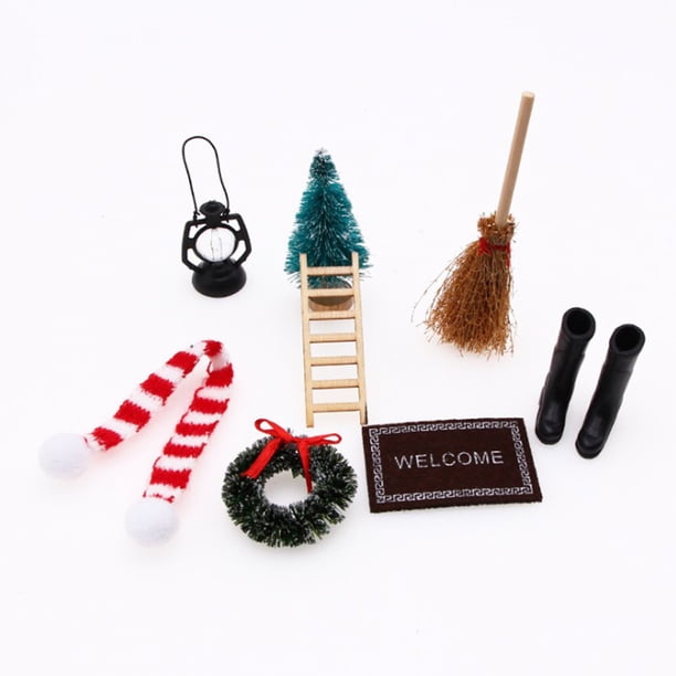 Accesorios De Decoración De Navidad Adornos De Navidad En Miniatura Simulación Inevent HA041697-02