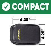 Stop & Go RCP Compact Mini-Air Compressor / Inflator with 12V Car Adapter & Built in LED Light for Motorcycle, Scooter, ATV, UTV, Golf Cart, Lawn Mower