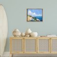 thumbnail image 4 of Stupell Industries Contemporary Rugged Coastline Landscape Brown Floating Frame Canvas Art, 21 x 17, by Ramona Murdock, 4 of 8