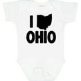 thumbnail image 3 of Inktastic I Love Ohio with State Silhouette Boys or Girls Baby Bodysuit, 3 of 5