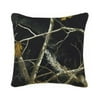 Realtree AP Black Printed Square Pillow Camouflage Design 18x18 inches Suitable for Home Bed Couch & Lumbar