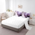 thumbnail image 3 of YST Watercolor Bedding Comforter Set, Abstract Marble Design, 7pcs, Full Size (7 Count), 3 of 4