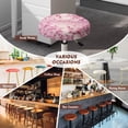 thumbnail image 5 of ZIATUBLE Cherry Blossom Bar Stool Cover Slipcovers Foldable Stool Seat Covers Cushion 12"-14" Lightweight Padded Bar Stool Covers Round Set 2 Pack Fit for Most of Regular Size Round Stool, 5 of 6