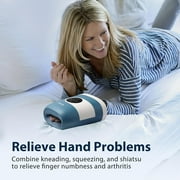 CINCOM Upgraded Hand Massager, Cordless Hand Massager with Heat and Compression for Arthritis, Carpal Tunnel and Stiff Joints, Fathers Mothers Day Gifts - FSA HSA Eligible (Black, Golden)