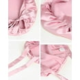 thumbnail image 4 of SusanSilk 100% Mulberry Silk Bonnet for Sleeping Double Layer Silk Sleep Cap With Tie Band 19 Momme Breathable Silk Hair Bonnet, 4 of 4