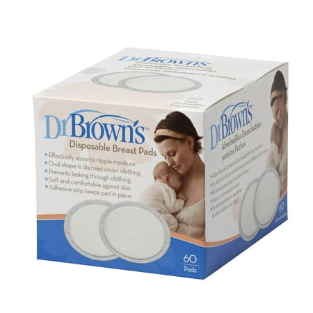 Contoured Disposable Breast Pads - Dr. Brown's Oval Disposable Breast Pad
